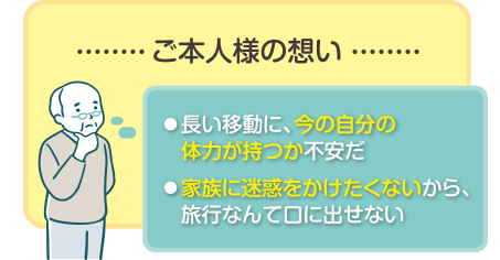 ご本人様の想い