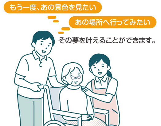 もう一度、あの景色を見たい・あの場所へ行ってみたい・その夢を叶えることができます。